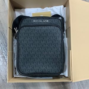 Black Michael Kors crossbody satchel